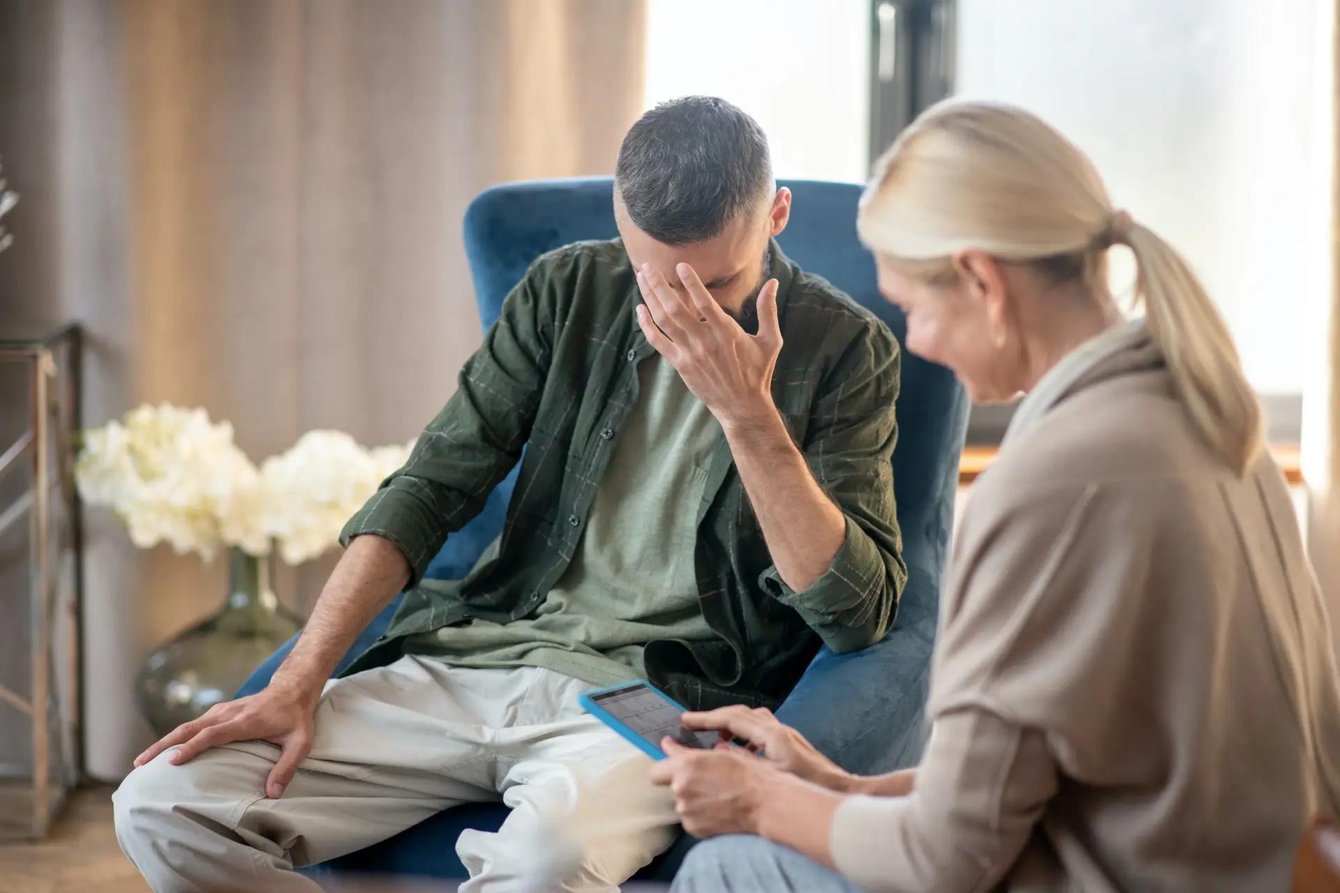 Je me sens stressé(e), tendu(e) et souvent envahi(e) par mes pensées.